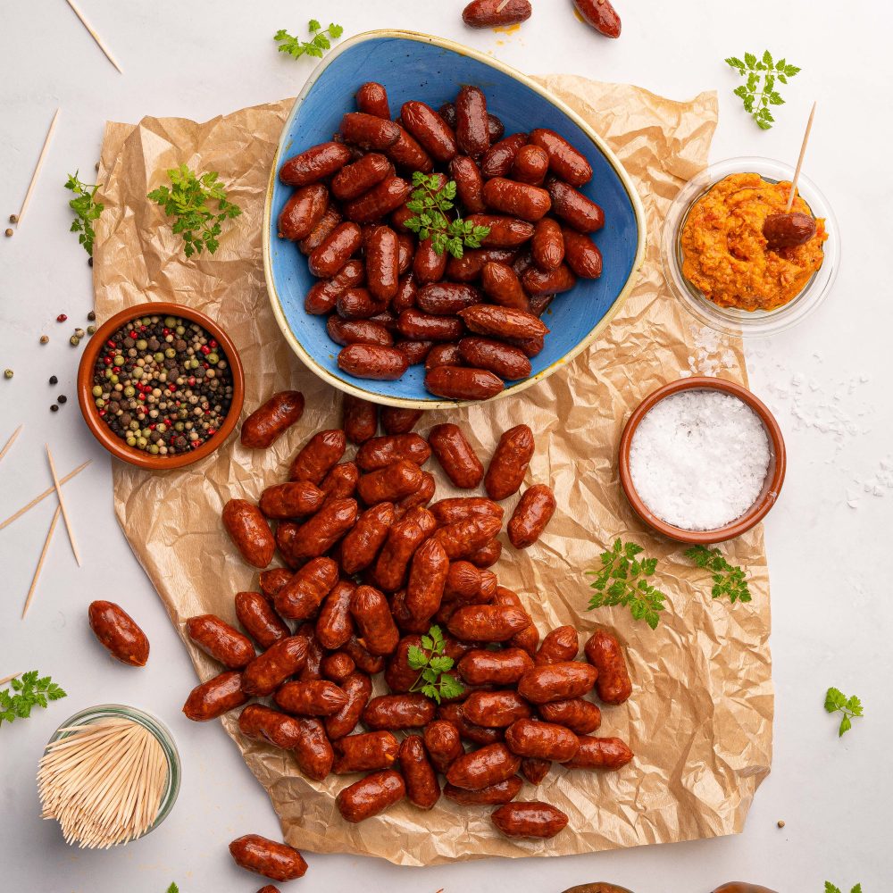 La Selva Chistorritas – små krydrede mini-chorizoer til tapas, snacks og varme retter.