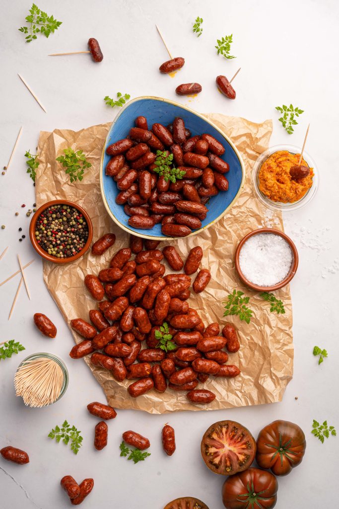 La Selva Chistorritas – små krydrede mini-chorizoer til tapas, snacks og varme retter.